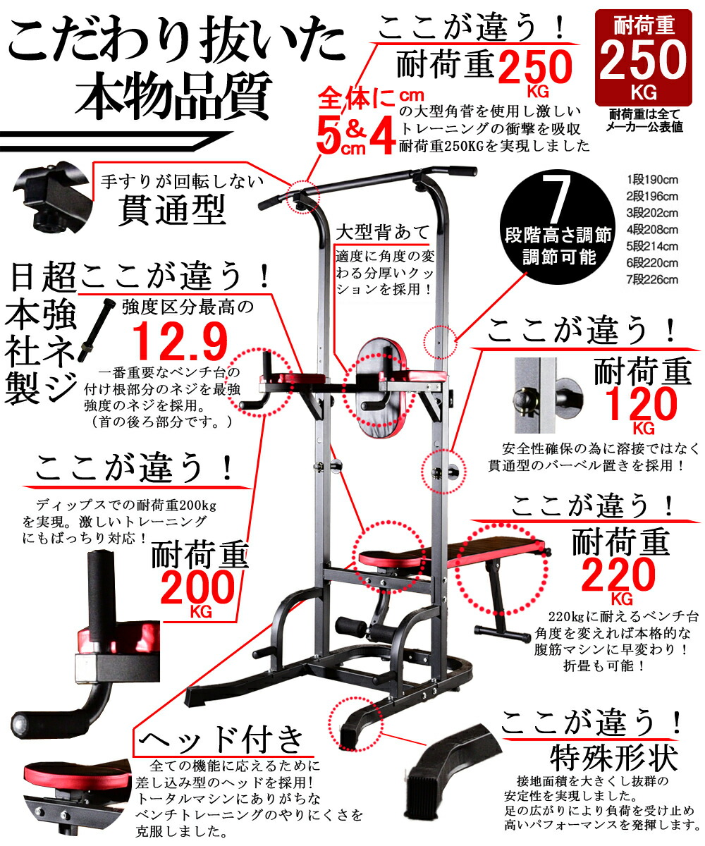 最新モデル入荷 トータルジム スカート 送料無料懸垂マシーン 懸垂マシン マルチジム チンニング 腹筋 送料無料懸垂マシーン トレーニングマシン ぶら下がり健康器 胸筋 チンニング 宅トレ 筋トレ 腕筋 ベンチプレス 背筋 自宅トレーニング フラットベンチ付き 多機能