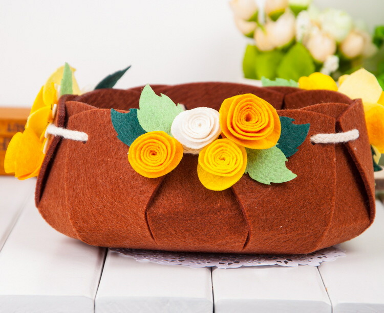 楽天市場 送料無料手芸キット 手作りキット 小物入れ作成キット Diy 素材セット ハンドクラフト ハンドメイド フェルト フエルト 裁縫 手縫い 可愛い かわいい キュート 手芸セット 手作りセット ヒマワリモチーフ 手作り小物入れ 小物収納 向日葵 ひまわり Plus Nao