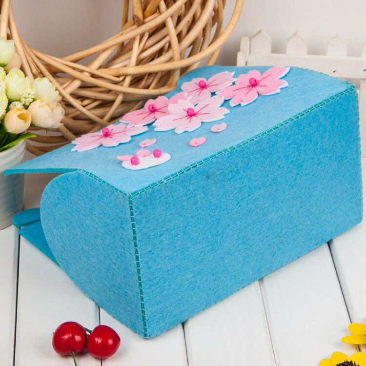 楽天市場 送料無料 手芸キット 手作りキット ボックスティッシュケース作成キット ボックスティッシュカバー Diy 素材セット ハンドクラフト ハンドメイド フェルト フエルト 裁縫 手縫い 可愛い かわいい キュート 手芸セット 手作りセット 手作りティッシュケ Plus Nao