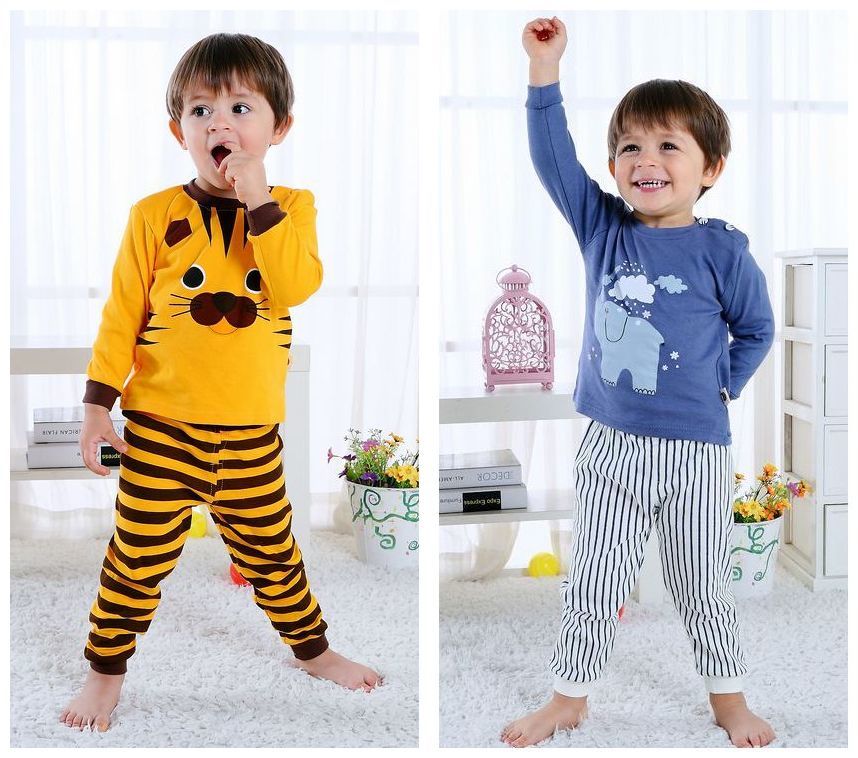 楽天市場 送料無料 子供用 パジャマ ルームウエア 上下セット 長袖 長ズボン イラストプリント 可愛い 肩ボタン ラウンドネック 男の子 女の子 ベビー キッズ 75 80 90 100 110 Plus Nao
