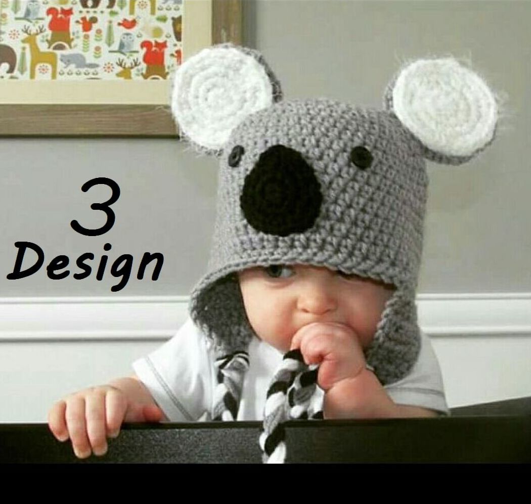 楽天市場 送料無料 子供用 帽子 ニット帽 ニットキャップ コアラ パンダ キツネ アニマル 動物 耳付き 耳あて 三つ編み 防寒 寒さ対策 暖かい あったかい 可愛い かわいい 幼児 赤ちゃん ベビー キッズ 子ども こども 女の子 女児 男の子 男児 みみ ミ Plus Nao