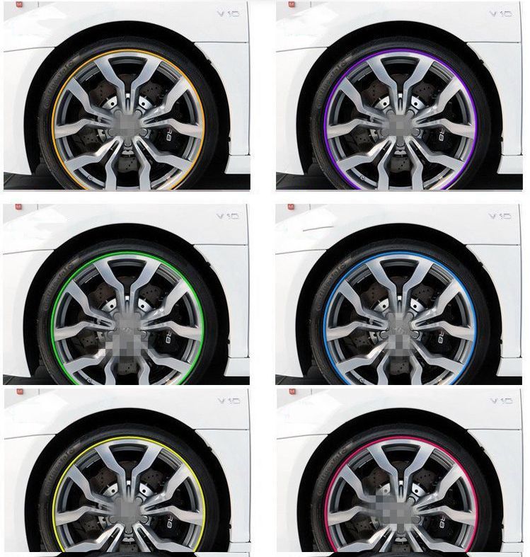 楽天市場 送料無料 ホイール ホイールリムガード リムカバー ホイールガード キズ防止 ホイール保護 車 Diy 簡単装着 お洒落 カスタム 車 カー用品 Plus Nao