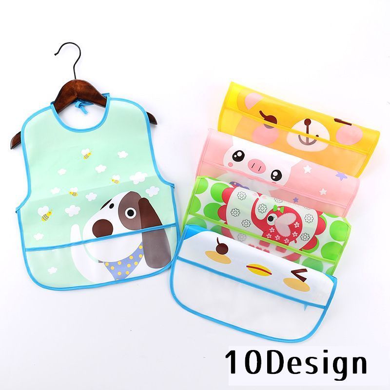 赤ちゃん ポケット付き 男の子 女の子 スタイ アニマル 防水 送料無料お食事エプロン よだれかけ 動物 ベビー
