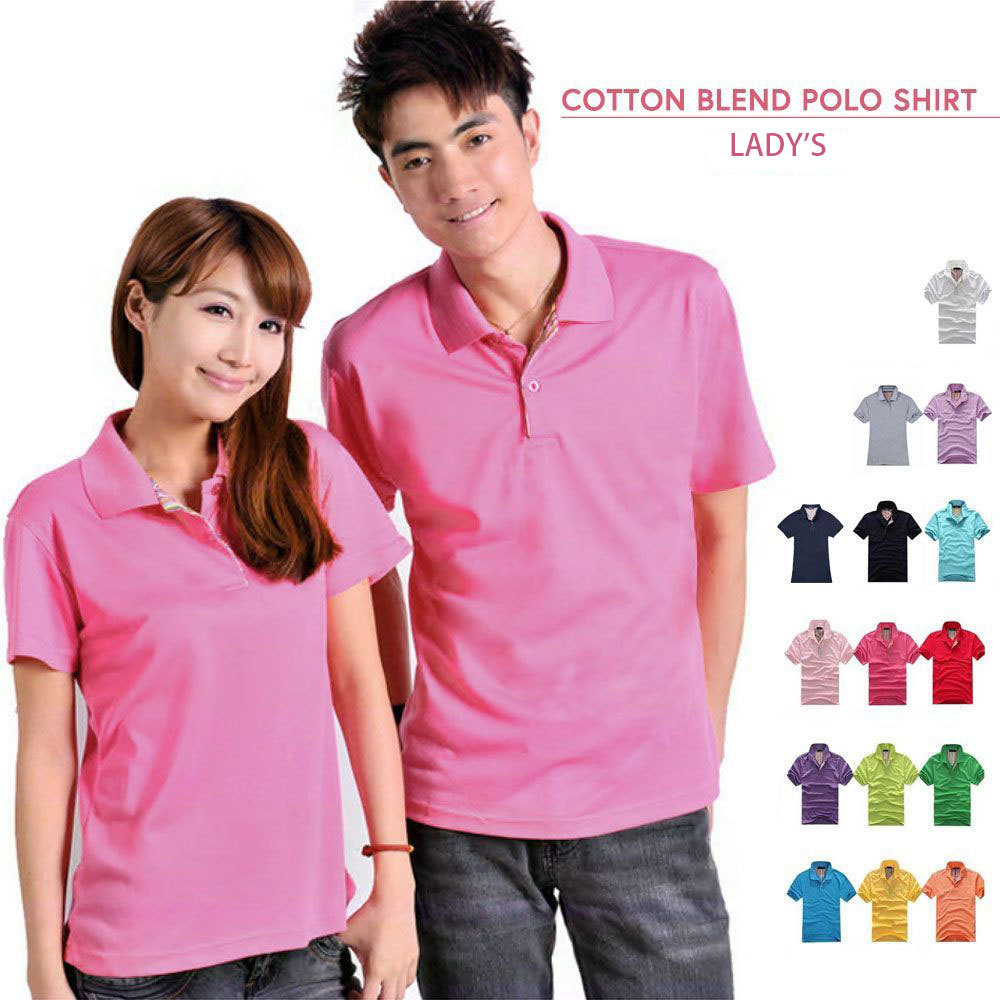 楽天市場 送料無料 ポロシャツ トップス 半袖 レディース 襟付き 襟付きシャツ ペアルック 無地 ワンカラー 単色 カラフル カジュアル スポーツウエア 仕事着 夏服 女性 お揃い 男女ペア Plus Nao