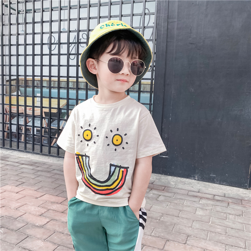 楽天市場 送料無料tシャツ 半袖 キッズ 子供用 男の子 女の子 カットソー トップス ロゴ プリント イラスト おしゃれ クルーネック ホワイト Plus Nao