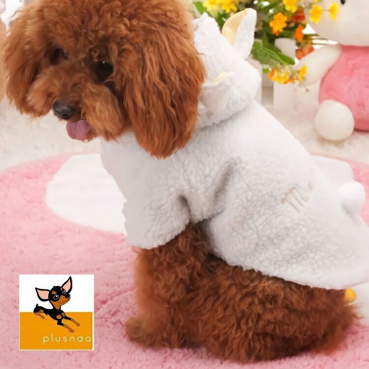 送料無料 待望 ペット 服 犬 愛犬 ドッグウェア ペット用 ペット用品 ジャケット カジュアル シンプル モコモコ 防寒着 あったか Xs Xl かわいい グッズ フード付き 暖かい 防寒 可愛い ヒツジ 冬服