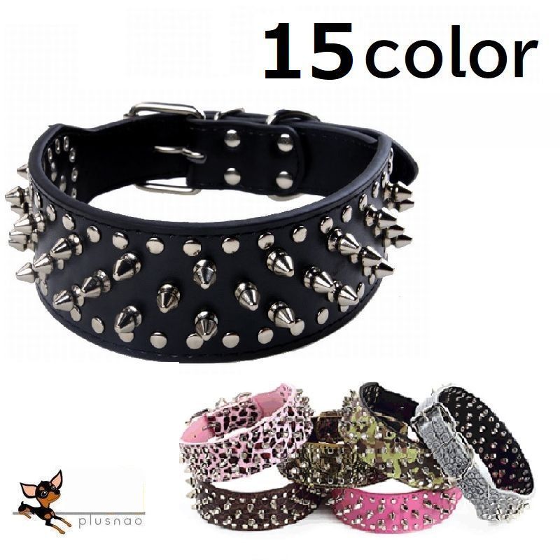 楽天市場】※小型犬用※【送料無料】スタッズハーネス PU革 スパイク