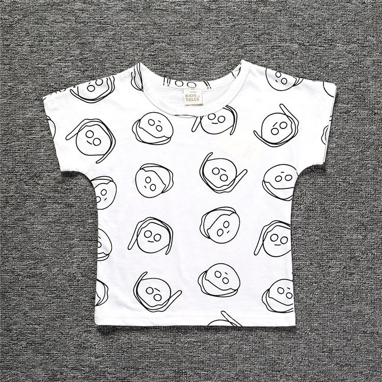 楽天市場 送料無料 Tシャツ 子供服 キッズ ベビー 女の子 男の子 こども用 トップス 半袖 クルーネック プリント おしゃれ かわいい イラスト風 ラウンドネック カジュアル Plus Nao
