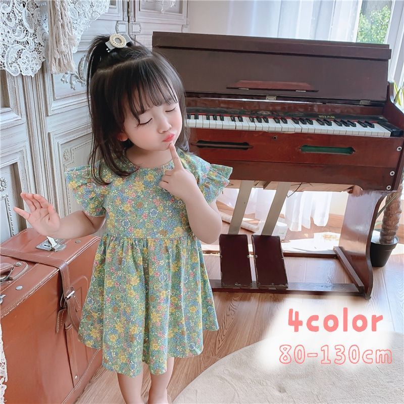 楽天市場】送料無料 ワンピース キッズ 子供 フリル 長袖 ひざ上丈 ハート カラフル かわいい ラウンドネック 丸首 お出かけ おしゃれ 女の子 :  Plus Nao