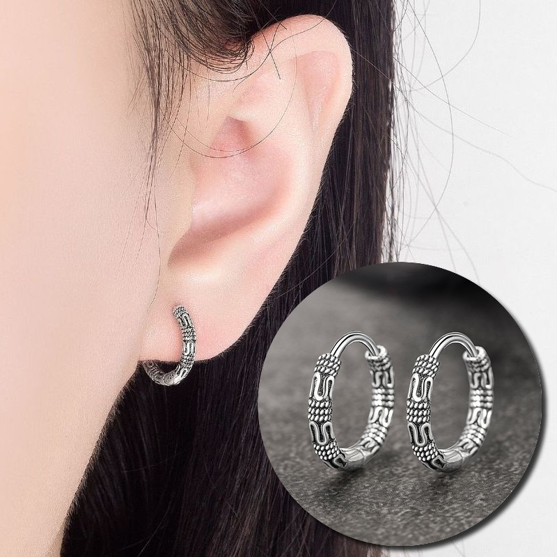 楽天市場 送料無料 フープピアス リングピアス アクセサリー レディース 女性用 ファッション小物 アンティーク調 エスニックテイスト 縄目模様 おしゃれ かっこいい プレゼント ギフト 誕生日 記念日 Plus Nao