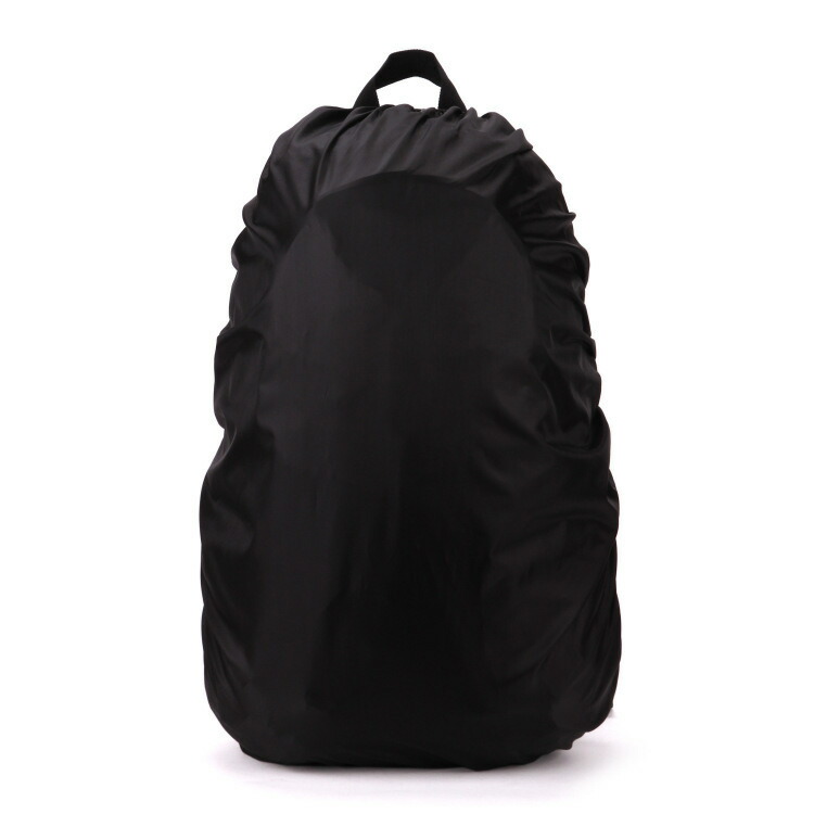 リュック レインカバー 黒 ブラック 通学 通勤 登山 撥水 カバー 中型 通販