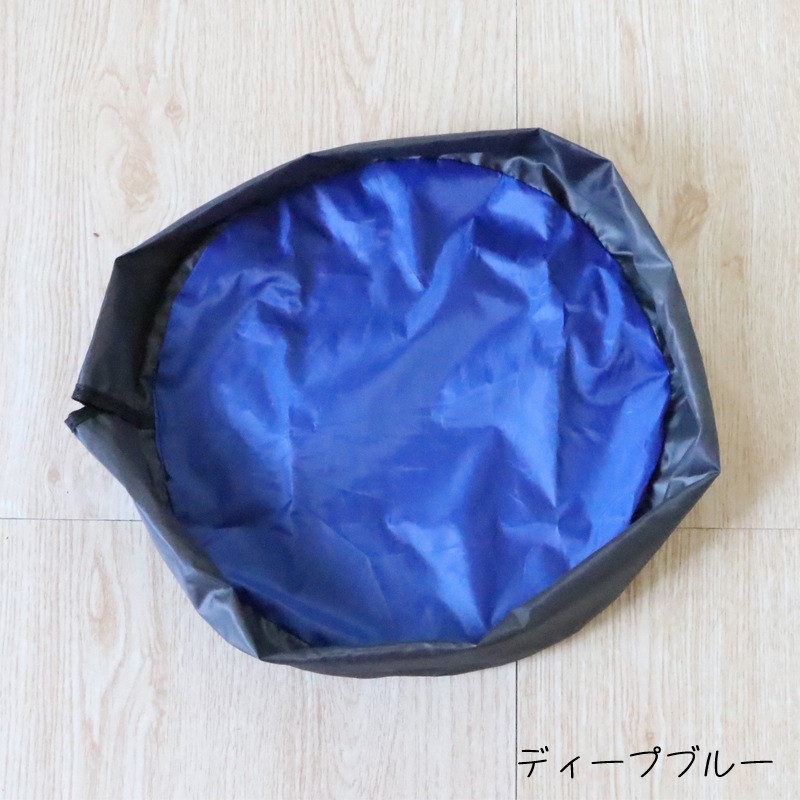 送料無料おもちゃ箱おもちゃ収納袋おもちゃ袋プレイマットキッズ赤ちゃん子ども用雑貨収納グッズラウンド丸形ポケット付き総柄無地肉球柄ピンクブルーカジュアル可愛いキュートお片付け簡単