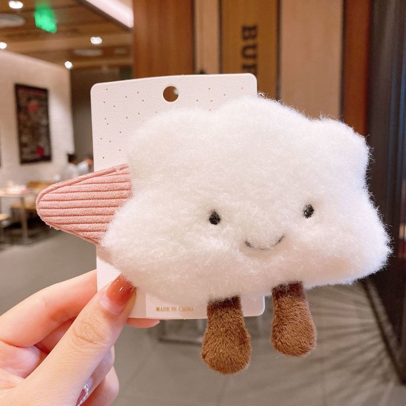 送料無料ヘアピンパッチン留めスリーピンビッグサイズ子供用キッズヘアアクセサリー前髪可愛いふわふわ大きめヘアクリップ髪飾り髪留めヘアアレンジまとめ髪パッチンピンパッチンどめぬいぐるみ刺繍蝶ネクタイ星スター肉球パイナッ