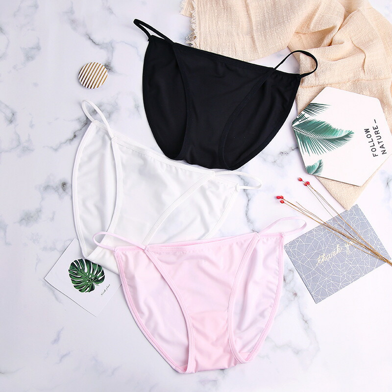 送料無料 ふんどしショーツ シンプル パンティー 無地 ショーツ インナー ベーシック 単色 女性 レディース ふんどし型パンツ 紐パン