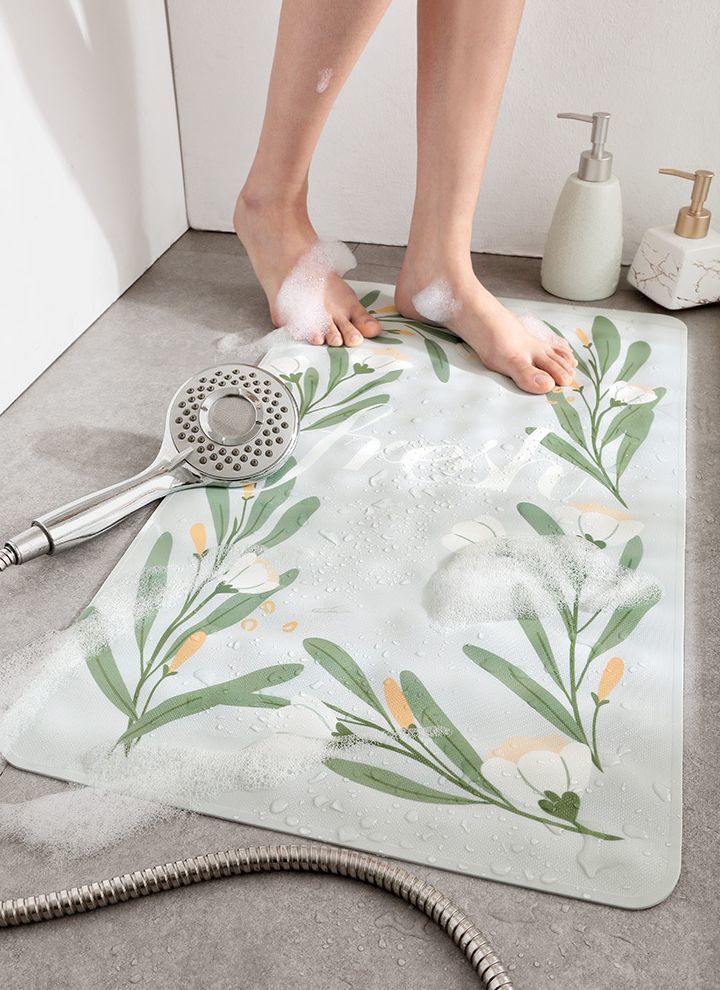 市場 送料無料 介護用品 吸着 お風呂マット 浴室マット 吸盤付き 転倒防止 浴槽用 滑り止めマット 浴室用 すべり止めマット