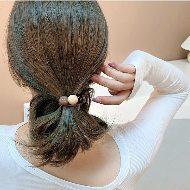 未使用 送料無料 ヘアゴム 髪ゴム 単品 ヘアアクセサリー レディース 女性 ガールズ シンプル 丸 ボール 3連 髪留め まとめ髪 髪飾り  ヘアアレンジ ポニーテール お出かけ 普段使い デイリー 婦人 qdtek.vn