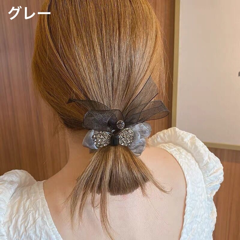 実物 送料無料 シュシュ ヘアゴム 髪ゴム 単品 ヘアアクセサリー レディース 女性 リボン ラインストーン キラキラ 華やか 髪留め まとめ髪 髪飾り  ヘアアレンジ ポニーテール お洒落 きれいめ 可愛い お出かけ 普段使い デイリー 婦人 qdtek.vn