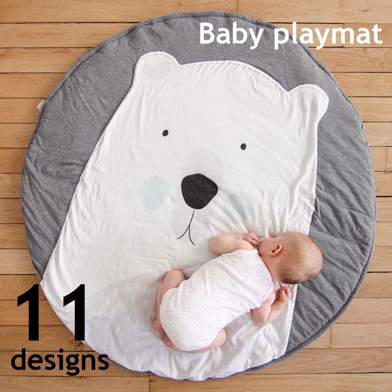 市場 送料無料 クッションマット 動物モチーフ フロアマット プレーマット ベビー プレイマット ラグ
