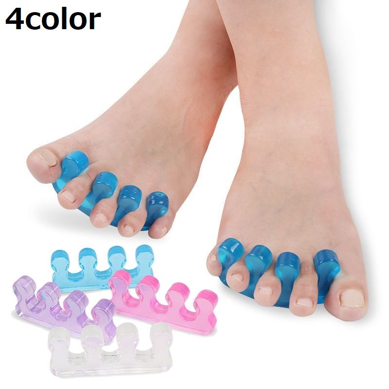 楽天市場】送料無料 足指セパレーター 両足用 2個セット 男女兼用