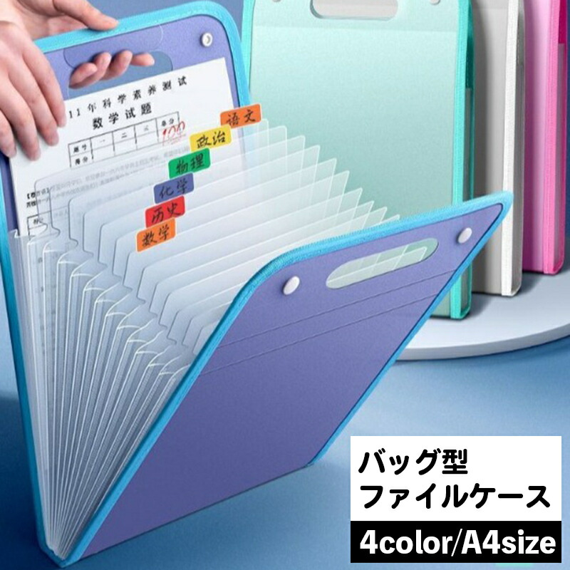 楽天市場】送料無料 ファイルケース バッグ型 ドキュメント