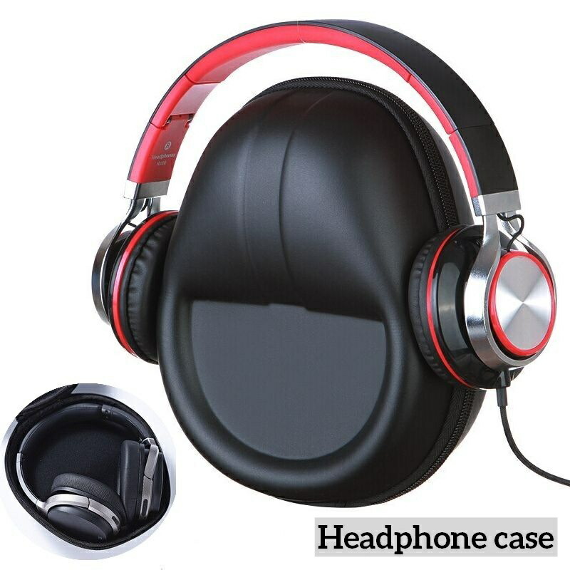 ブラック ワイヤレスヘッドホン 収納ケース付き Amazon.co.jp: ワイヤレスヘッドセットケースヘッドフォンケース