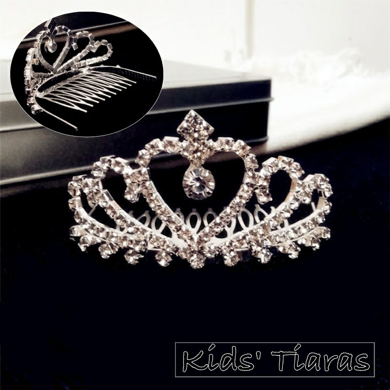 楽天市場】送料無料 ティアラ コーム ヘアアクセサリー キッズ 子供用