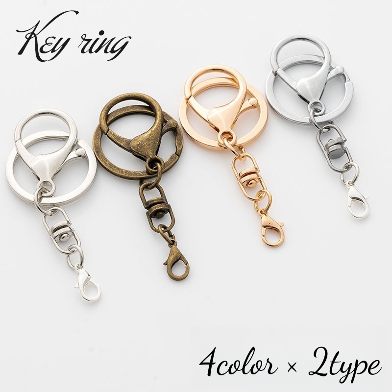 送料無料 キーホルダー キーリング 自動車 バイク 鍵 チェーン 回転バックル カニカン シンプル メンズ レディース おしゃれ スタイリッシュ クール画像
