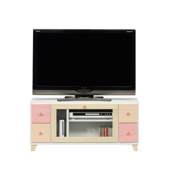 【送料無料】 【TVボード】モダン 北欧風 テレビボード ローボード 脚付 姫系 国産 完成品 桐材 テレビ台 ＴＶボード スプラウト100TV