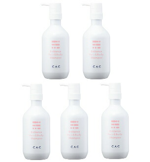 CAC エヴィデンスヘア＆ボディシャンプー ボトル 500ml × ５本セット 無添加 ノンオイル アミノ酸系洗浄成分配合
