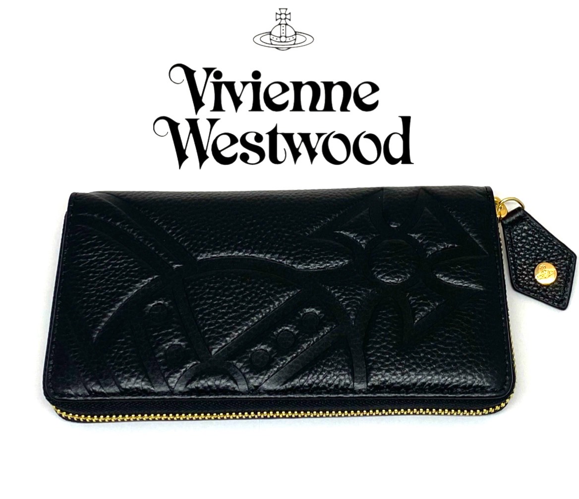 【楽天市場】ヴィヴィアン ウエストウッド 三つ折り財布 レザー