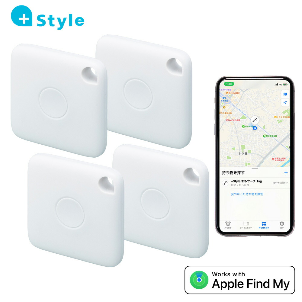 楽天市場】+Style まもサーチTag 「探す」App対応（iOSのみ） 電池交換 