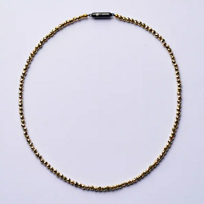 ネックレス フェライト永久磁石 un-101-g-l Luminous ルミナス ゴールド Lサイズ 52cm 110ミリテスラ ラグジュアリー アンラスト UNrust 日本製 国産 管理医療機器画像