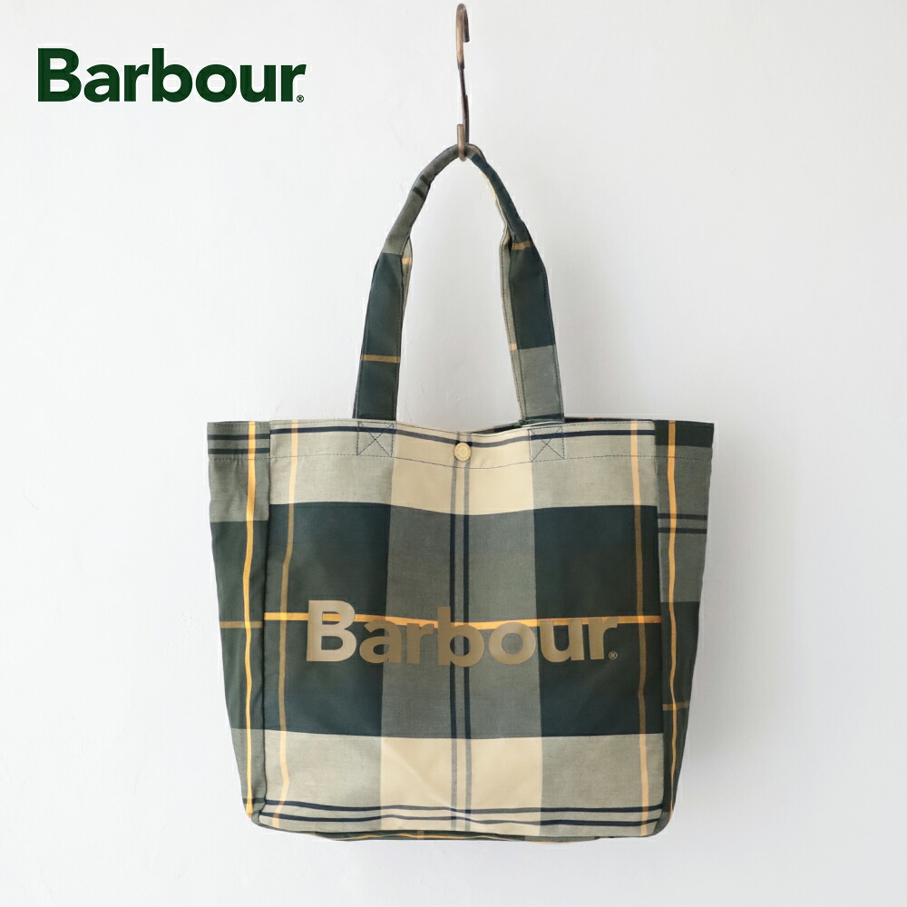 バブアー Telfieldタータンロゴトートバッグ (UBA0751) barbour telfield tartan tote bag Barbour(御徒面子) 【2026春夏】*貨物輸送無料*【後ばらい決済不可】【尖んがり10倍】百貨店SALE 6/4 20:00～6/11 1:59