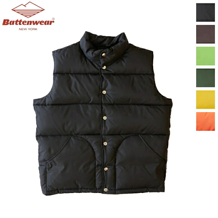 バテンウェア バテンダウンベスト V.2 (OUT-011) Batten-Down Vest V.2 Battenwear(メンズ) *送料無料* 【後払い決済不可】 【ポイント10倍】ポイントアップ 4/17 14:00～4/24 1:59