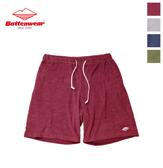 バテンウェア Lounge Shorts (PSH-050-39) Battenwear(メンズ) *送料無料* 【後払い決済不可】 【ポイント10倍】ポイントアップ 4/17 14:00～4/24 1:59