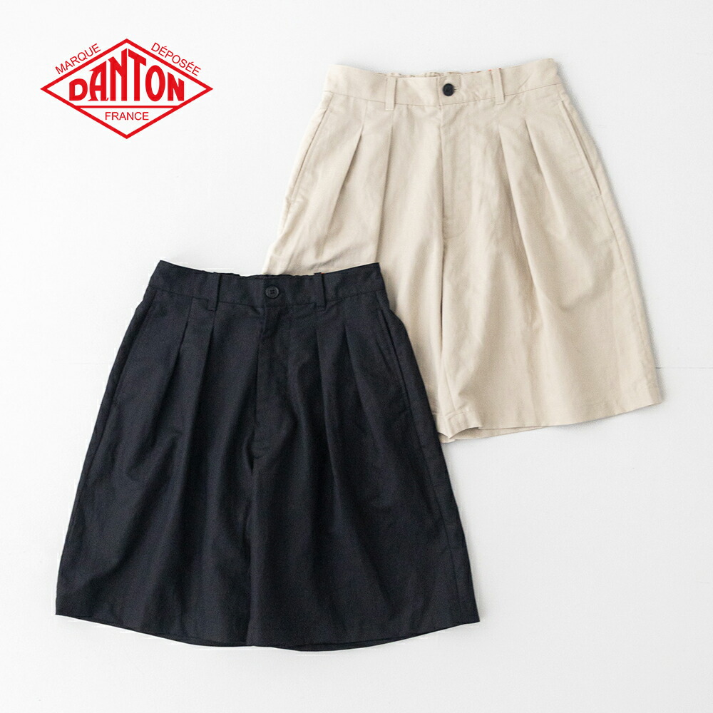 ダントン 2タックさる股引き(DT-E0251 LRP) R/L/Pe CLOTH SHORTS DANTON(レディース) 【2026春夏】*貨物輸送無料*【後ばらい決済不可】*