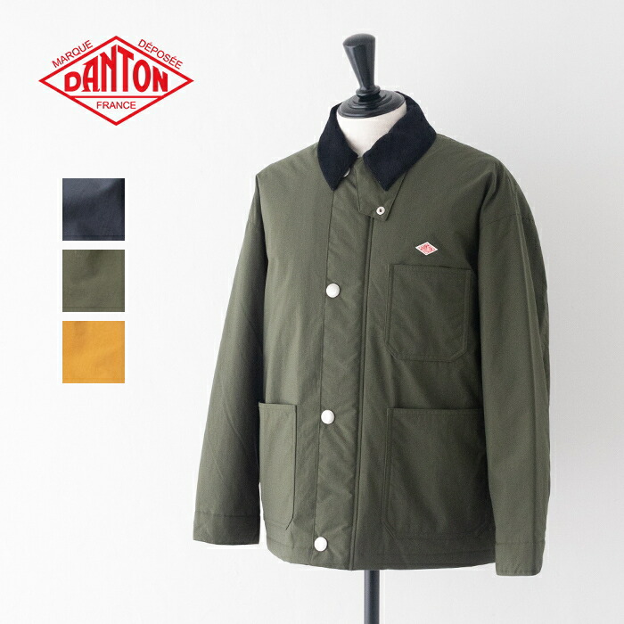 DANTON ナイロンタフタカバーオールジャケット DANTON/ダントン ナイロンタフタ カバーオールジャケット