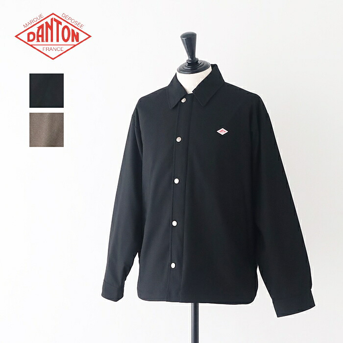 ダントン 中綿 コーチジャケット (DT-A0716 WLX) WOOL LIKE CLOTH COACH JACKET DANTON(メンズ) *送料無料*【後払い決済不可】*｜PLUS USP