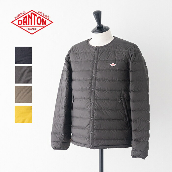 ●新品DANTON ダントン メンズ ノーカラー フリース ジャケット（42） 楽天市場】DANTONダントン ハイパイル ボアフリース ノーカラー