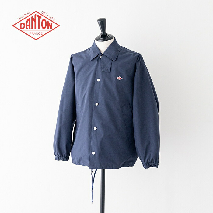 ダントン 3レイヤー コーチジャケット (DT-A0651 TLY) 3LAYER CLOTH TLY_COACH JACKET DANTON(メンズ) 【2026春夏】 *送料無料* 【後払い決済不可】 *