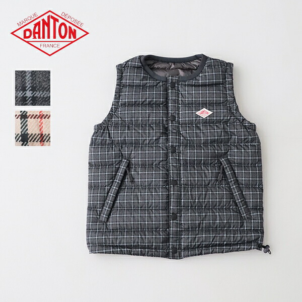 ダントン　ダウンベスト 楽天市場】◇[JD-8844] DANTON(ダントン) クルーネック インナー