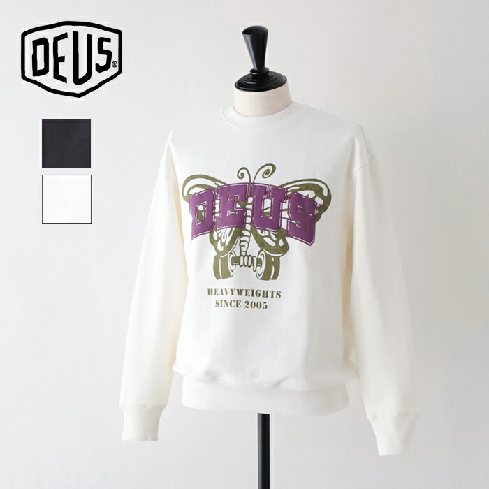 デウスエクスマキナ Fight Or Flight Crew (DMF248533) DEUS EX MACHINA(メンズ) *貨物輸送無料*【後ばらい決済不可】【尖んがり10倍】尖んがり引きあげる 6/11 20:00～6/20 1:59