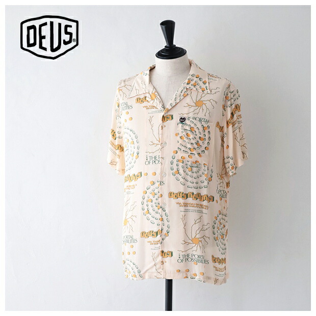 デウスエクスマキナ Smithson Ss Shirt (DMP245271)DEUS EX MACHINA(メンズ) *貨物輸送無料*【後ばらい決済不可】【尖んがり10倍】百貨店SALE 6/4 20:00～6/11 1:59