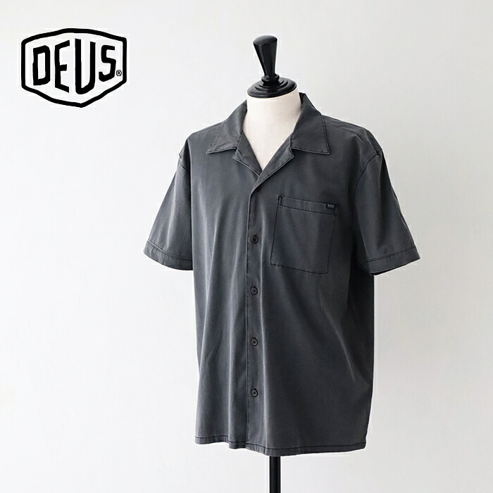 デウスエクスマキナ Remi Garment Dye Shirt (DMP255070) DEUS EX MACHINA(メンズ) *貨物輸送無料*【後ばらい決済不可】【尖んがり10倍】尖んがり引き上げる 6/11 20:00～6/20 1:59