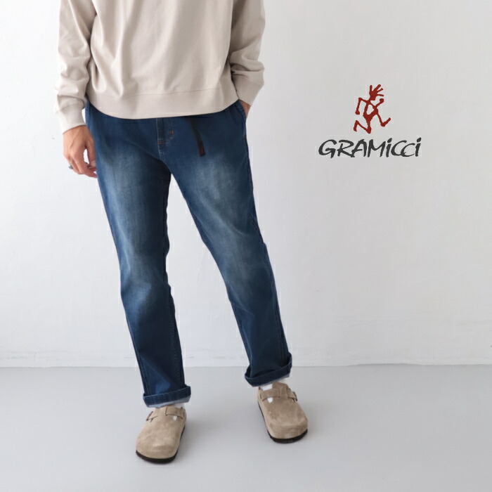 グラミチ ストレッチデニム NNパンツ クロップド (G112-OGSD) STRETCH DENIM NN-PANT CROPPED Gramicci(メンズ) *送料無料*【後払い決済不可】【ポイント10倍】ポイントアップ 7/21 12:00～7/26 1:59｜PLUS USP
