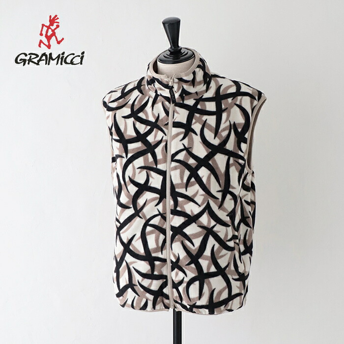 グラミチ リバーシブルフリースベスト (G4FU-J016) REVERSIBLE FLEECE VEST Gramicci(メンズ) *送料無料*【後払い決済不可】【ポイント10倍】ポイントアップ 7/12 21:00~7/19 1:59|PLUS USP