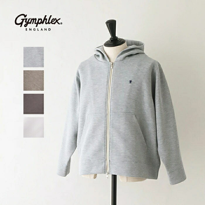 体育館フレックス ダンボール編み物 ジップフードジャケット (GY-C0478 DDN) GYMPHLEX(レディース/メンズ) *貨物輸送無料*【後ばらい決済不可】【尖んがり10倍】百貨店SALE 6/4 20:00～6/11 1:59