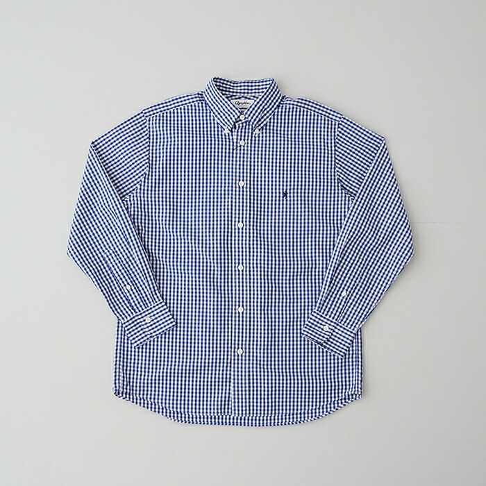 ジムフレックス 100/2ギンガムチェック ボタンダウンシャツ (GY-B0196 MGG) 100/2 GINGHAM B.D. SHIRT L/S Gymphlex(メンズ) *送料無料* 【後払い決済不可】 【ポイント10倍】ポイントアップ 4/17 14:00～4/24 1:59