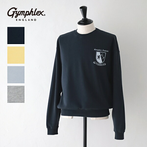 体育館フレックス 綿織物テリー クルーネックプルオーバー (GY-C0388 FCT) GYMPHLEX(メンズ) *貨物輸送無料*【後ばらい決済不可】【尖んがり10倍】百貨店SALE 6/4 20:00～6/11 1:59