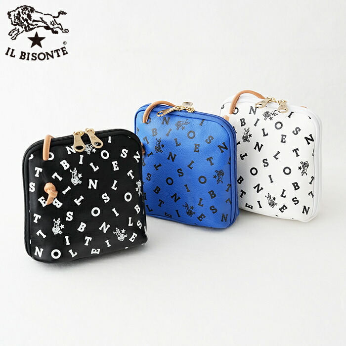 イルビゾンテ クロスボディバッグ (54232308211) Leather Shoulder Bag IL BISONTE(御徒面子) *貨物輸送無料*【後ばらい決済不可】*
